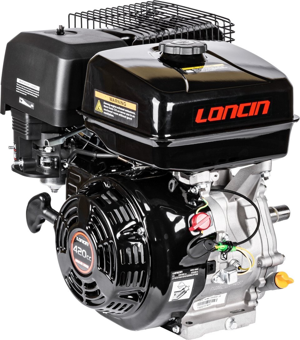 Loncin SILNIK G420F-I SPALINOWY BENZYNOWY 15 KM WAŁ 25.4 mm MOTOR HONDA GX420 EWIMAX