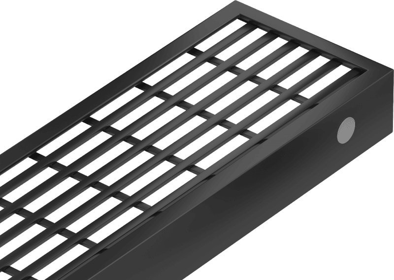 Mexen Mexen M33 maskownica do odpływu liniowego 70 cm, czarna - 1733070