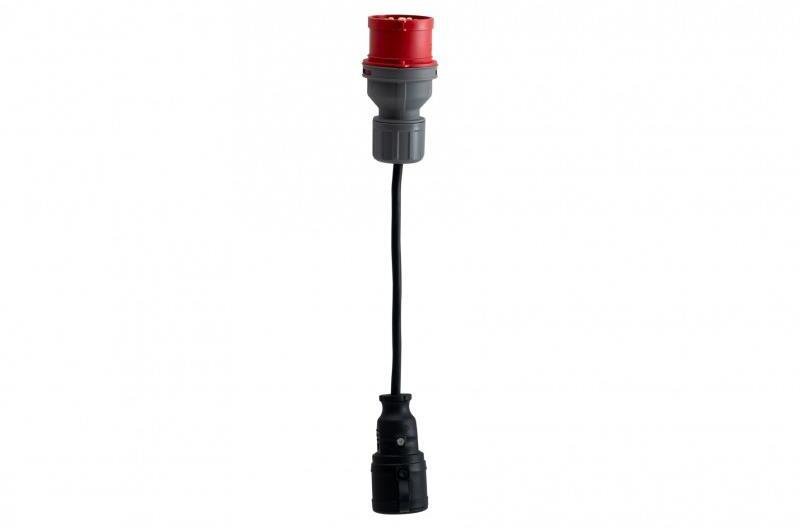 F-Elektro Osprzęt siłowy wtyczka siłowa 16A/5P gniazdo gumowe F7.0124