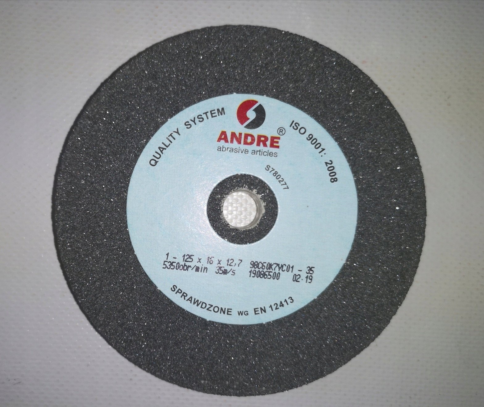 Andre ANDRE ŚCIERNICA PŁASKA 125mm x 16mm x 12,7mm 98C60K7VC01-35 CZARNA "TYP 1"