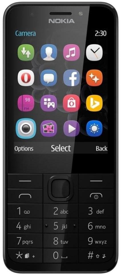 Telefon komórkowy Nokia Mobilusis telefonas „ 230 Dual SIM“ czarny