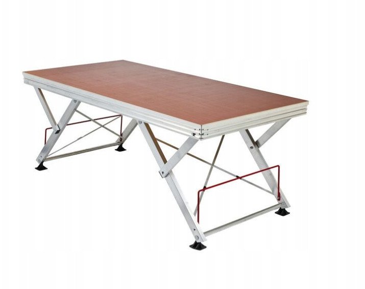 Stageworx UniStage 2x1m sceniczna platforma nożycowa 750kg/m TV GS brąz