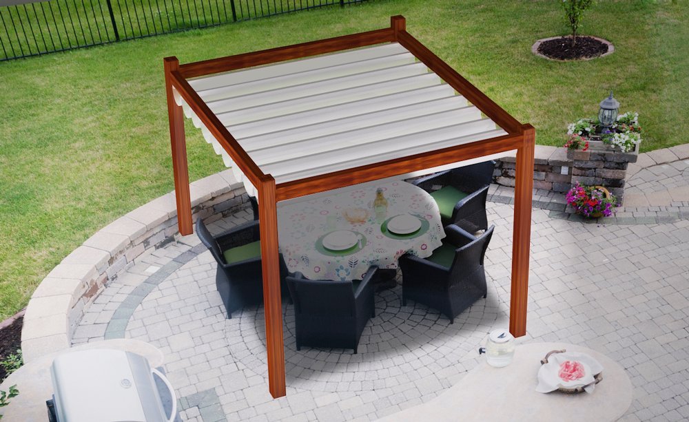 Roleta rzymska pozioma premium Decor 3x4 - Biały