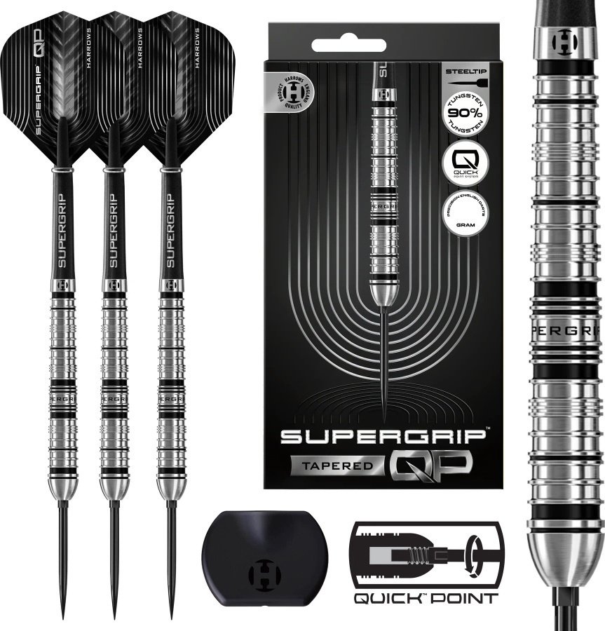 Harrows Rzutki do darta Harrows Supergrip QP Tapered 90% Steeltip 26 g