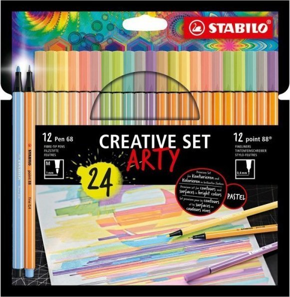 Stabilo Zestaw markerów Point 88 & Pen 68 Creative Arty