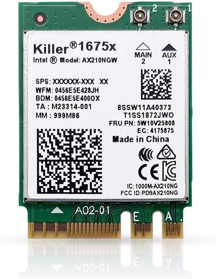 Karta sieciowa MSI Killer Wi-Fi 6E AX1675x