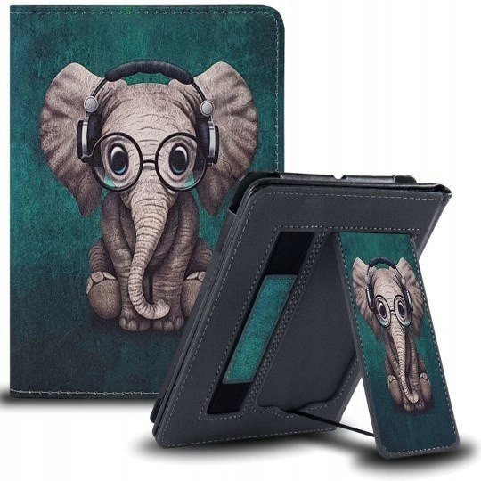 Pokrowiec Tech-Protect Etui Smartcase do Kindle Paperwhite V / 5 (11 generacja 6.8) ze słoniem