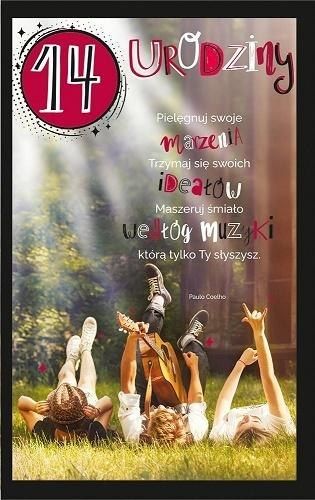AbCard Kartka okolicznościowa Urodziny 14 U92