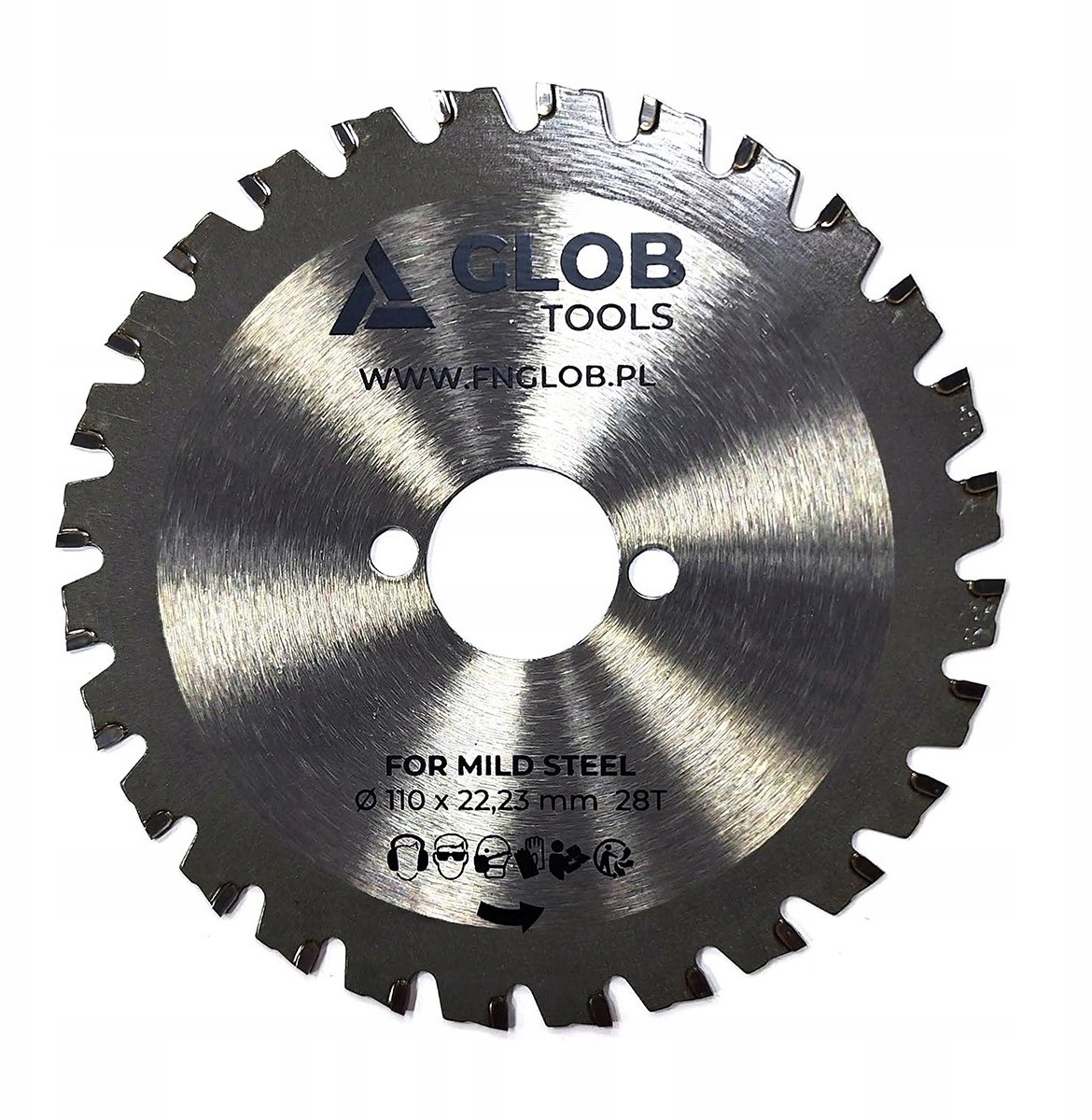 Glob Piła tarczowa GLOB TOOLS TCT 110x22,23mm 28z do prętów zbrojeniowych