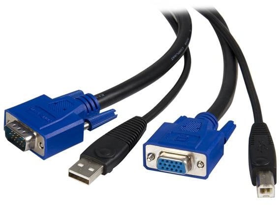 10 FT. USB + VGA 2-IN-1 KVM/SWITCH CABLE