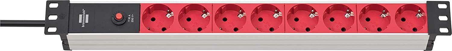 Brennenstuhl Listwa zasilająca 19" Alu-Line 8x schuko 2m (438438)
