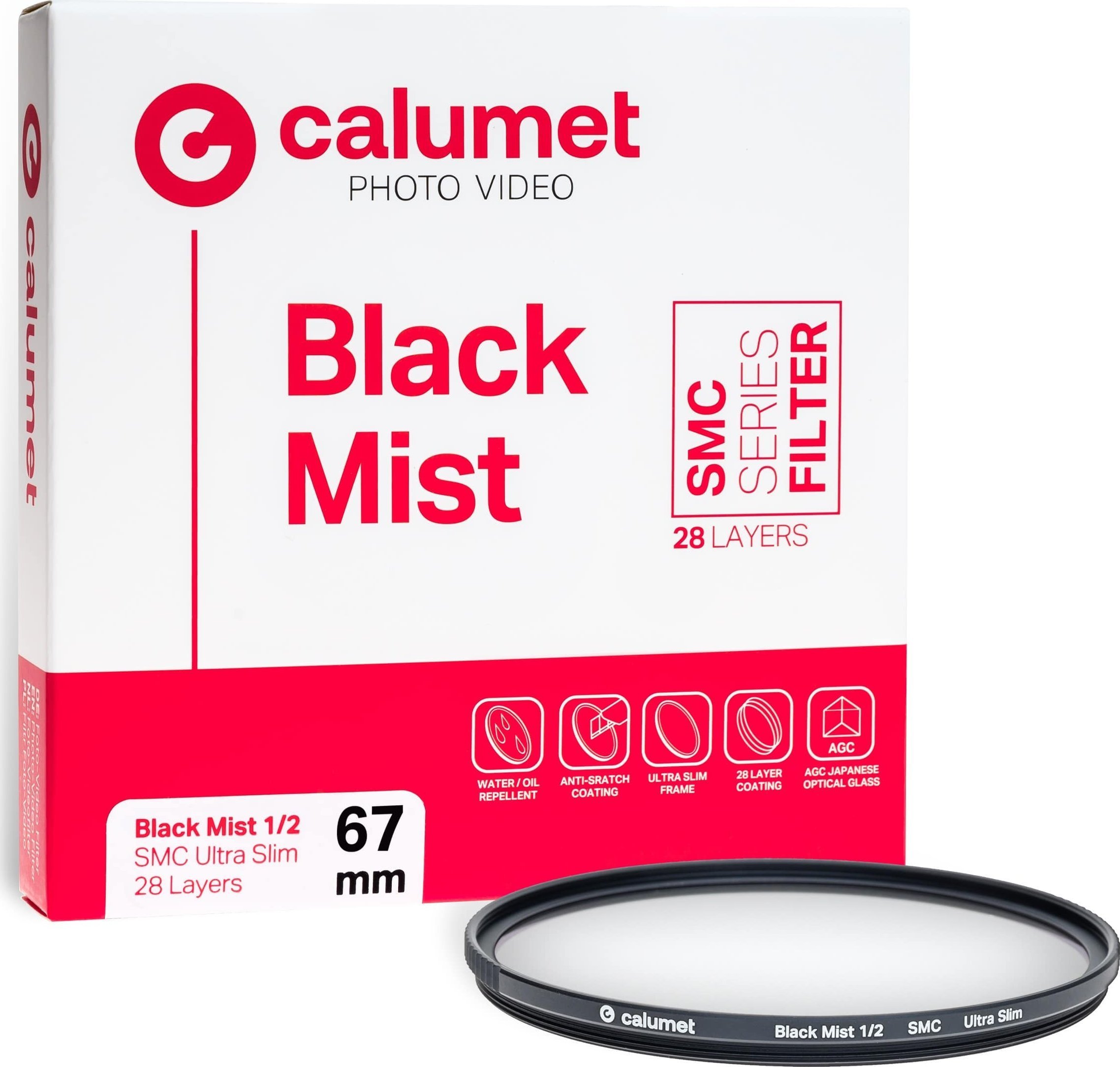 Filtr Calumet Calumet Filtr Black Mist 1/2 SMC 67 mm Ultra Slim 28 Layers