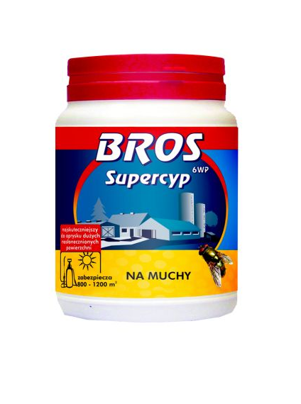 Bros Preparat do oprysku na muchy SUPERCYP 6WP 25g 389B