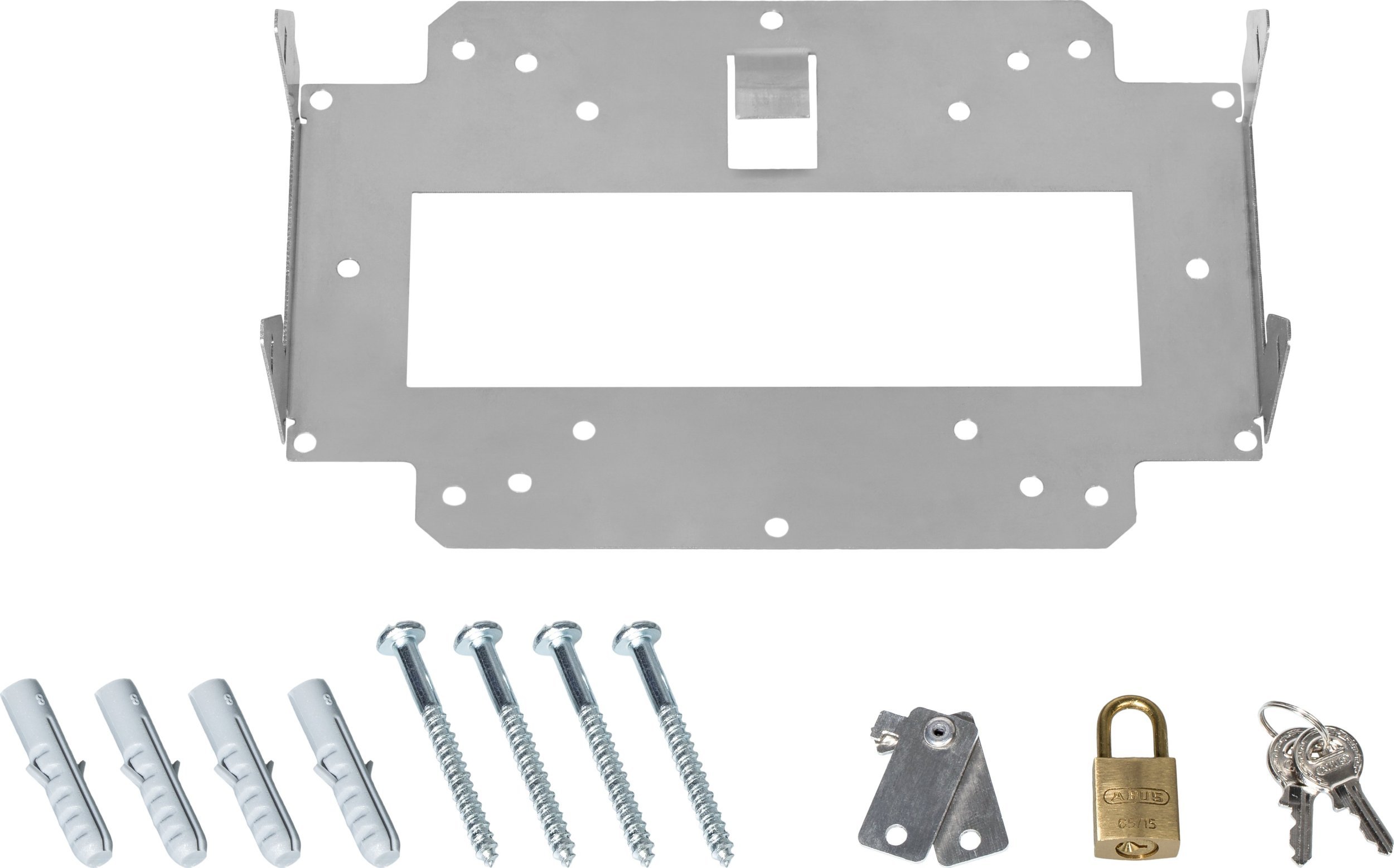 Router LANCOM Systems LANCOM Wall Mount + Lock (LN, Bulk 10) MIT Vorhängeschlösser