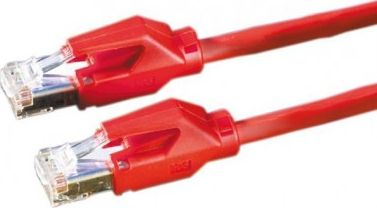 LEONI KERPEN KERPEN E5-70 PatchCord S/FTP (PiMF) Kat.6 LSOH czerwony 10.0m