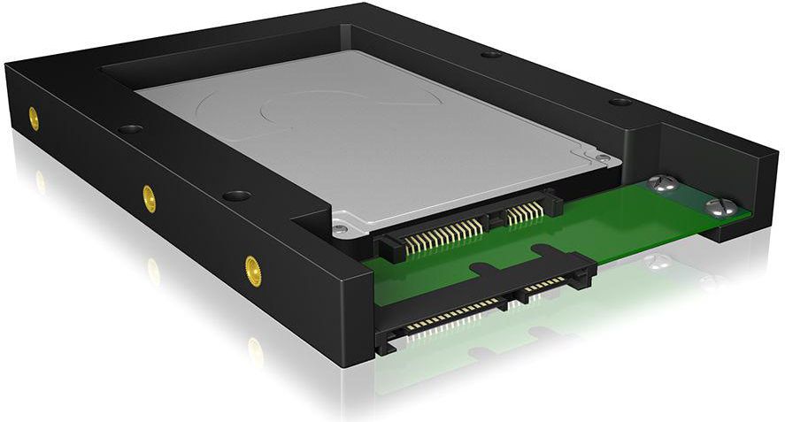 Kieszeń Icy Box Adapter 2.5" na 3.5" Czarna (IB-2538STS)