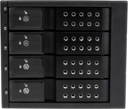 Kieszeń StarTech na 4 dyski twarde 3.5", SATA, SAS (HSB4SATSASBA)