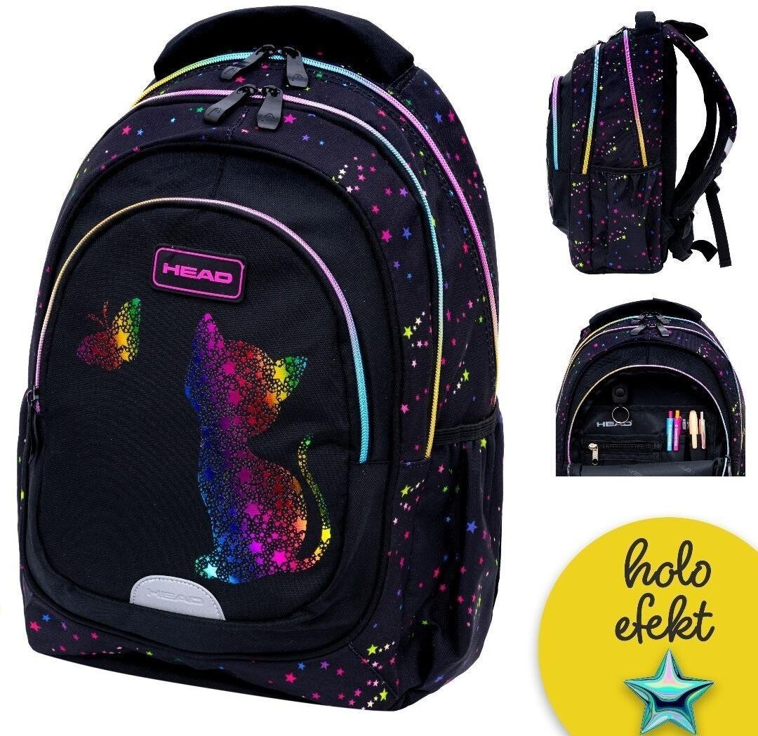 Astra Plecak Head Golden Effect Rainbow Kitty AB330