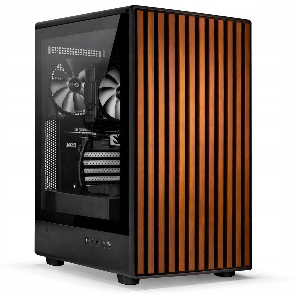 Komputer FOXKOMPUTER H.I.T FGAME_RYZEN 7 5700X _32GB_1TB SSD NVMe_MSI RTX 5060 GDDR7 _WOOD_PBM