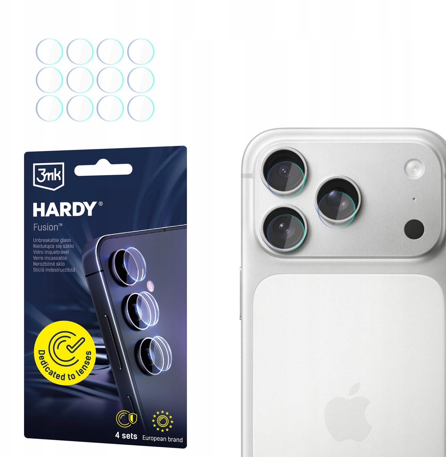 Apple iPhone 17 Pro - 3mk Hardy Fusion Lens Protection
