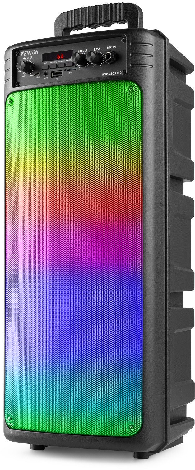 Głośnik Fenton Boombox głośnik mobilny BT BoomBox340 LED mic one size