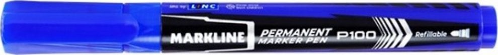 Linc Marker permanentny Markline MP100BLU niebieski okrągła