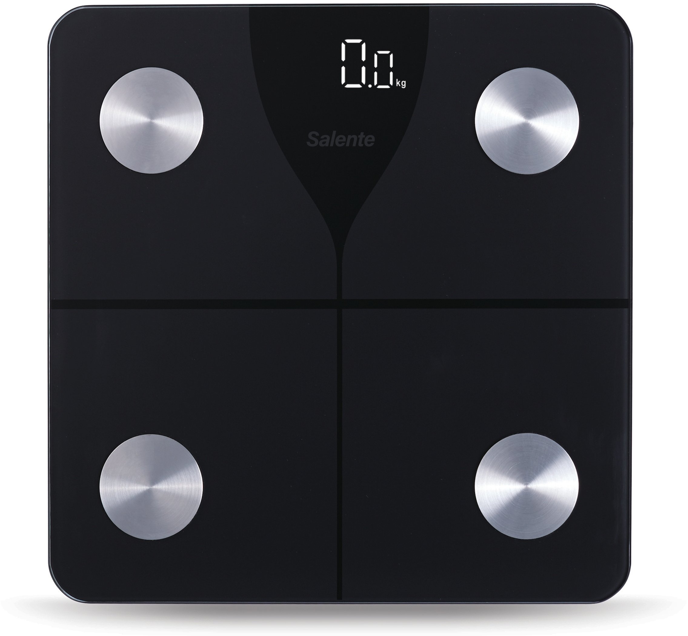 Evolveo Salente SlimFit osobista diagnostyczna waga fitness Bluetooth czarny