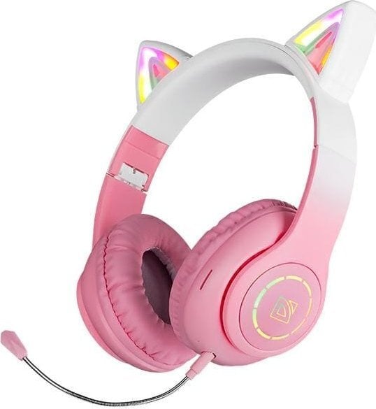 Słuchawki Defender słuchawki Bluetooth FreemotionB505 Led różowy/pink (63505)