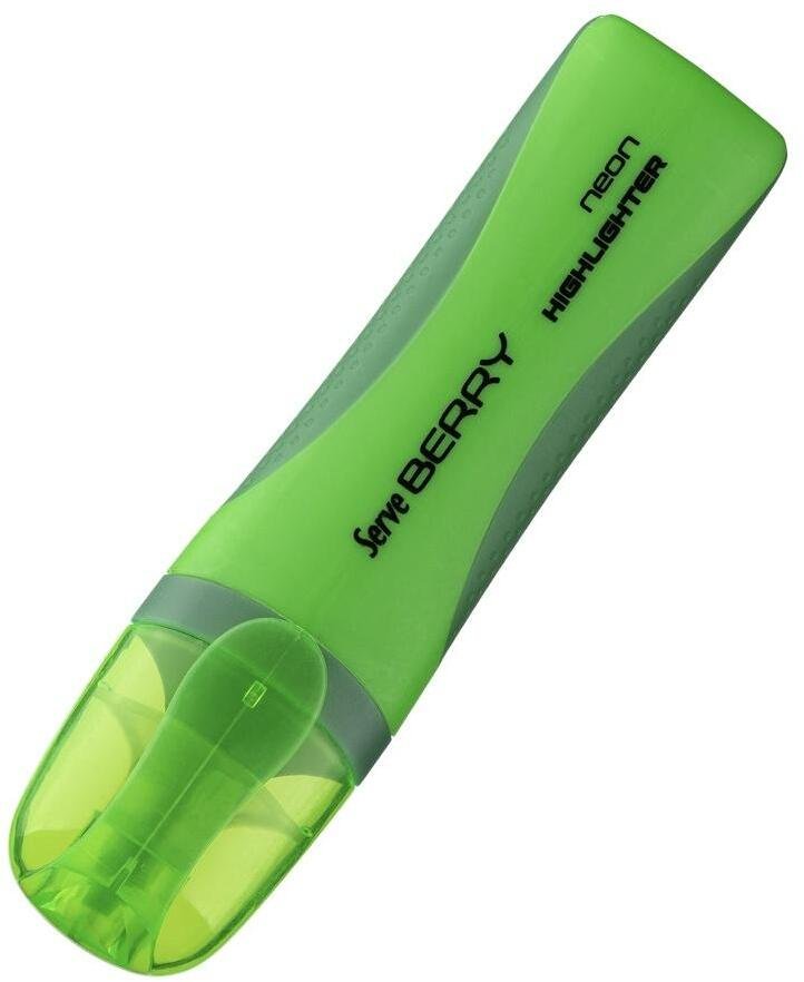 Serve Zakreślacz Berry neon zielony