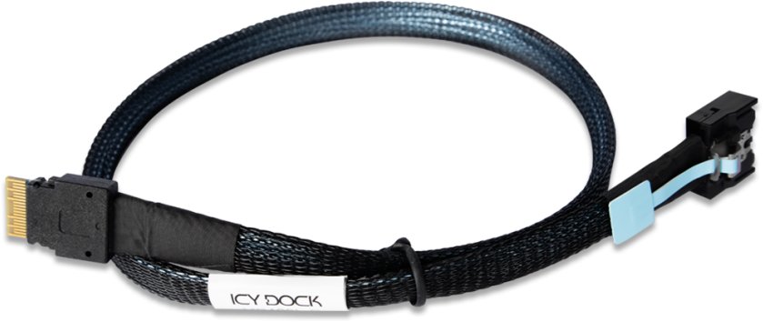 IcyDock Kabel SlimSAS 4i to MCIO 4i Cable, PCIe 4.0,0.5M