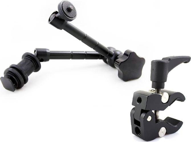 Commlite RamiĘ Przegubowe Magic Arm 11" + Zacisk Clamp