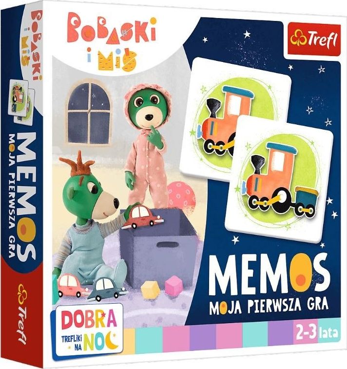 Trefl Gra Mój pierwszy memos Dobranoc Trefliki