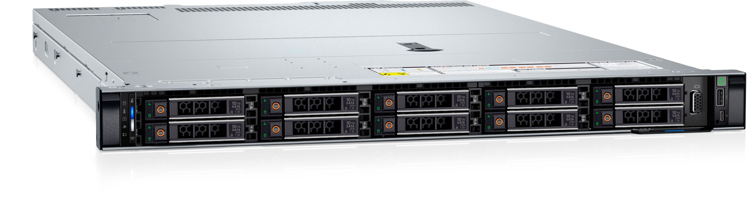 Фото - Сервер Dell Serwer PowerEdge R660xs 8x2.5 Intel Xeon Silver 4514Y 2x32GB 2x480GB SSD SATA 2x1100W H755 3Yr PS