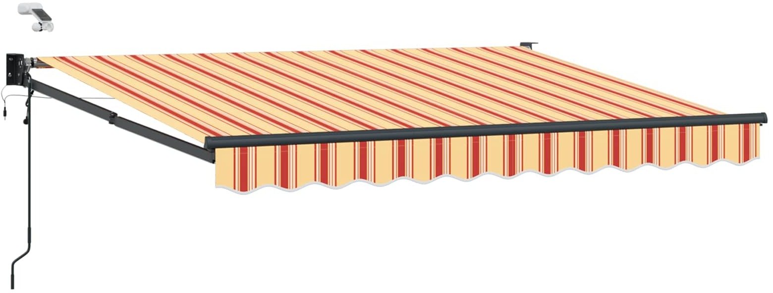 vidaXL Elektryczna Rozkładana Markiza wielokolorowa 3,5 x 2,5 m