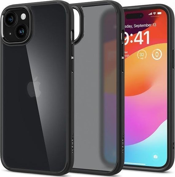 Spigen Spigen Ultra Hybrid iPhone 15 6.1" frost black ACS06797