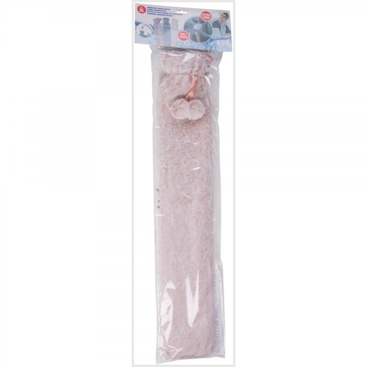 TERMOFOR GUMOWY W POKROWCU ALPINA 2L RÓŻOWY