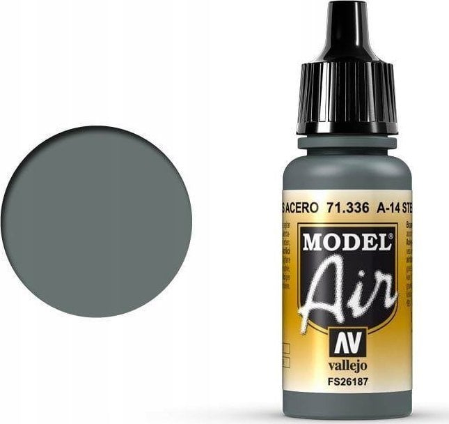 Vallejo : 71.336 - Model Air - A-14 Steel Grey (17 ml)