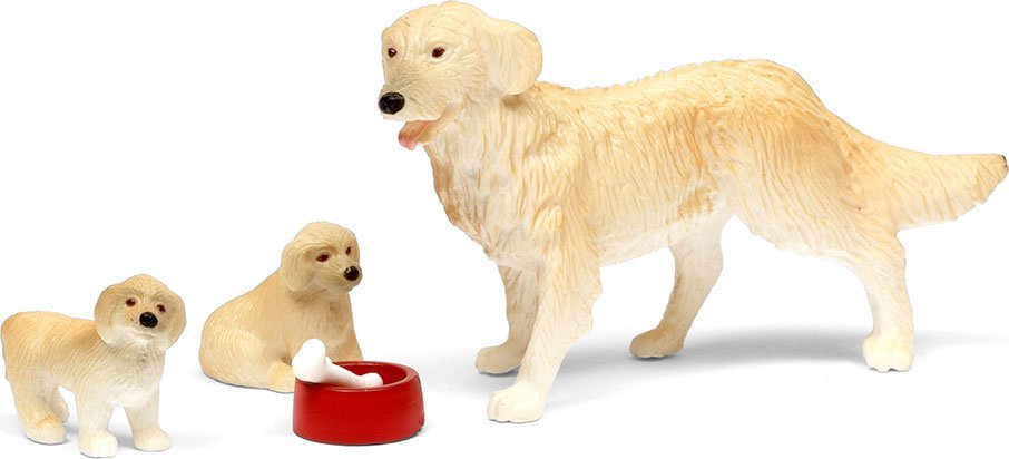 Micki Rodzina Psów do domku dla lalek Lundby