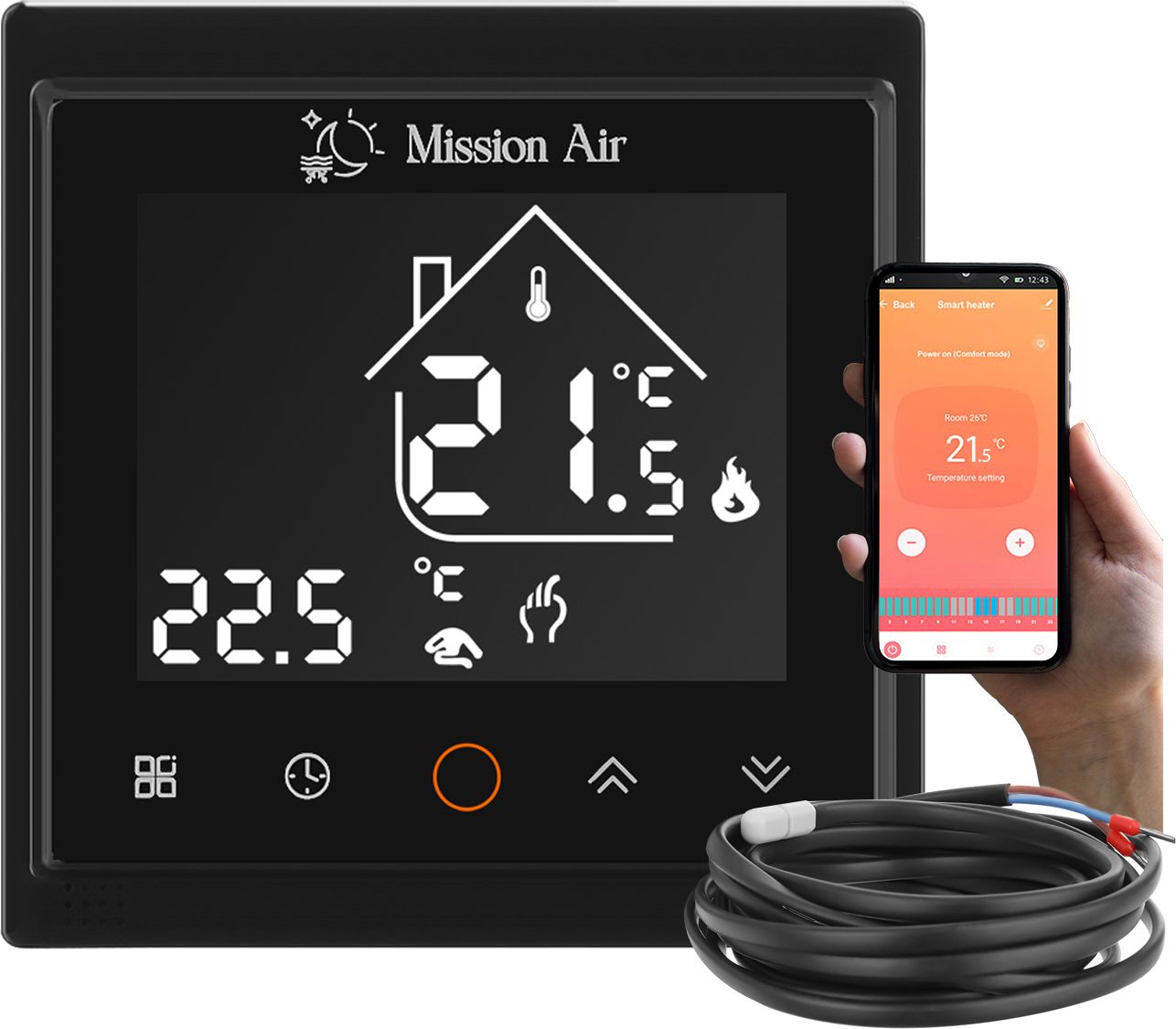 Mission Regulator temperatury MissionAir WiFi + czujnik