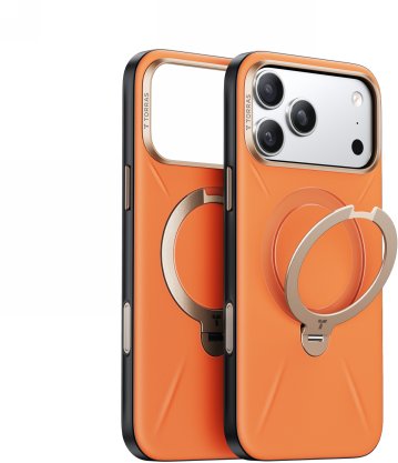 TORRAS QPro Leather - etui do iPhone 17 Pro kompatybilne z MagSafe (tarocco)