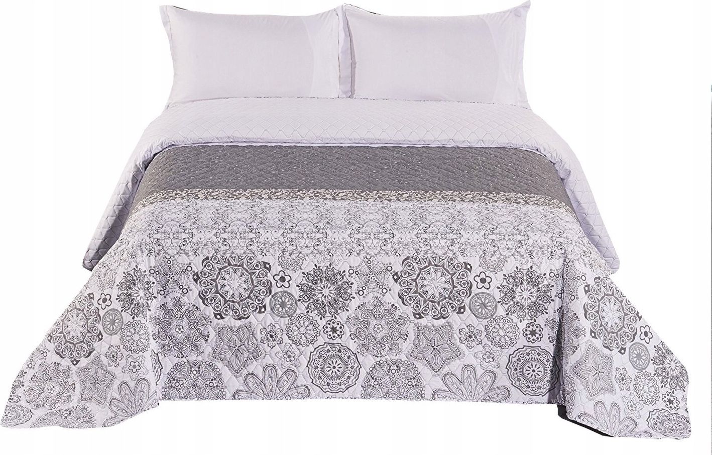 Decoking Narzuta Alhambra biało-szara r. 170x210 cm
