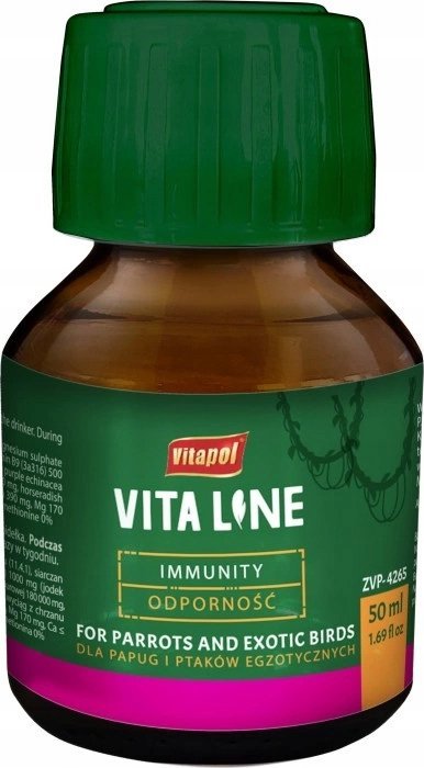 Vitapol Vitaline na odporność dla ptaków egzotycznych 50ml