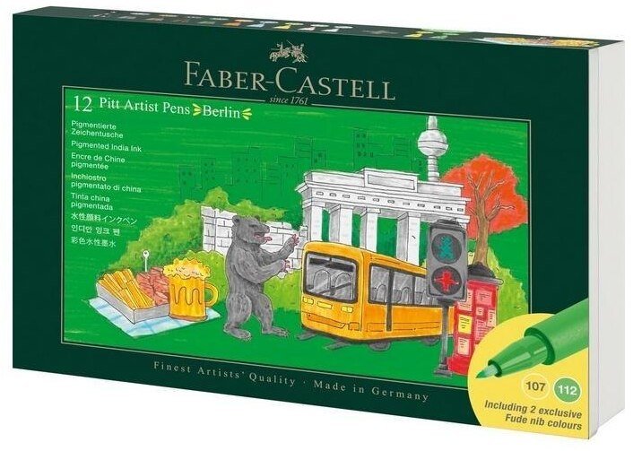 Faber-Castell Pisaki artystyczne Berlin 12kol Faber Castell (4005402671816)