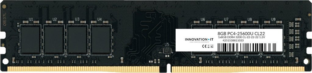 Pamięć Innovation IT DDR4, 8 GB, 3200MHz, CL22 (Inno8G3200SS)