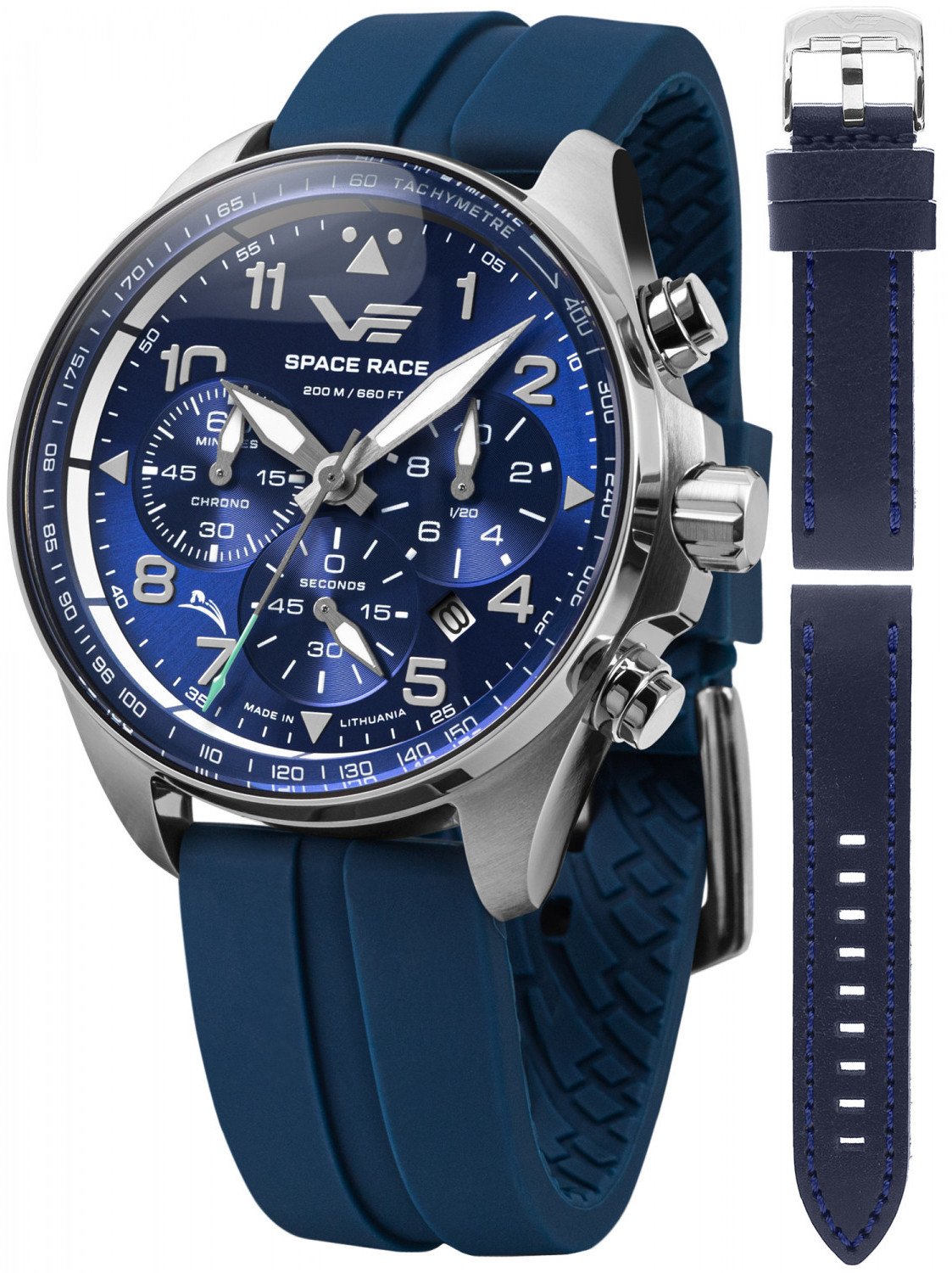 Zegarek Vostok Europe Zegarek męski Vostok Europe 6S20-325A742SBL niebieski