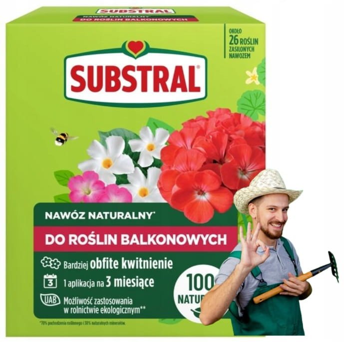 Substral Nawóz do roślin balkonowych 650g Intensywne kwitnienie i wzrost