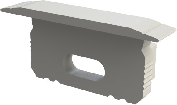 MPL Power Biała zaślepka z otworem GLG2 endcap white with hole (5902135128800)