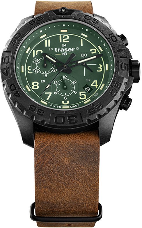 Zegarek Traser Zegarek męski Traser TS-109047 brązowy