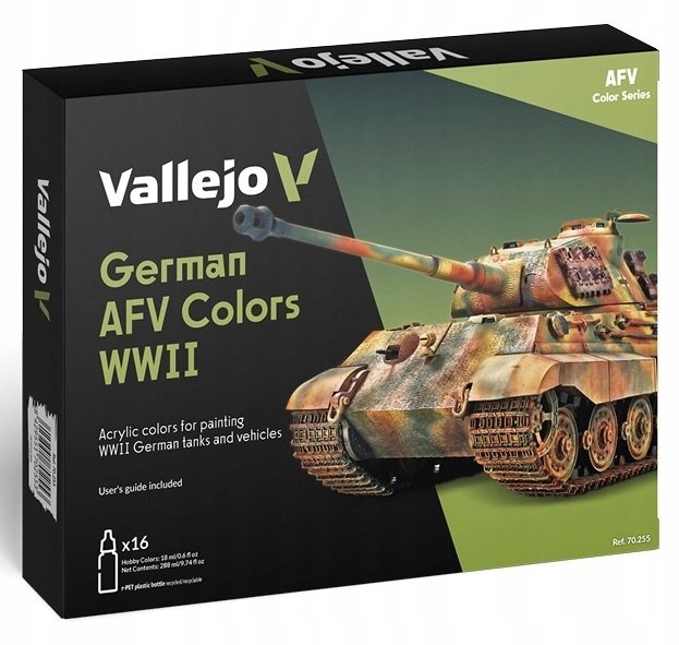Vallejo : Model Color - German AFV Colors WWII (16 x 18 ml) (2023886)