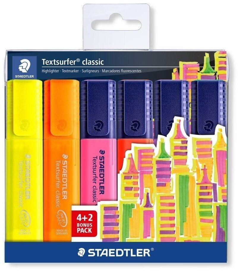 Staedtler Zakreślacz Textsurfer Classic 6szt STEADTLER